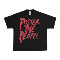 Black Foster The People Urban Heavy Tee - linhVisuals