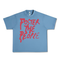Pebble Blue Foster The People Urban Heavy Tee - linhVisuals