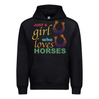 Black Just a Girl Who Loves Horses Urban Hoodie - Bettercallsaul