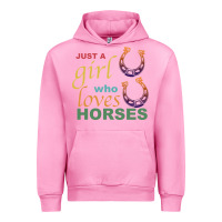 Fuchsia Pink Just a Girl Who Loves Horses Urban Hoodie - Bettercallsaul