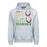 Heather Grey Just a Girl Who Loves Horses Urban Hoodie - Bettercallsaul