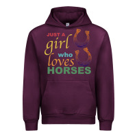 Mauve Wine Just a Girl Who Loves Horses Urban Hoodie - Bettercallsaul