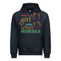 Navy Just a Girl Who Loves Horses Urban Hoodie - Bettercallsaul