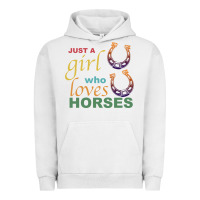 Pigment Lunar Rock Just a Girl Who Loves Horses Urban Hoodie - Bettercallsaul