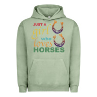 Pigment Oil Green Just a Girl Who Loves Horses Urban Hoodie - Bettercallsaul