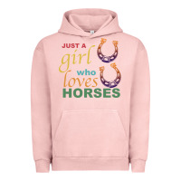 Pigment Salmon Just a Girl Who Loves Horses Urban Hoodie - Bettercallsaul