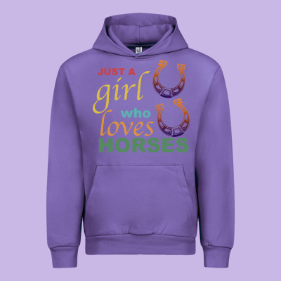 Just A Girl Who Loves Horses Urban Hoodie Designed By Bettercallsaul