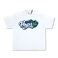 White hillsboro hops Urban Heavy Tee - linhVisuals