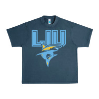 Midnight Navy long island university sharks Urban Heavy Tee - linhVisuals