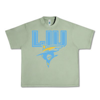 Oil Green long island university sharks Urban Heavy Tee - linhVisuals