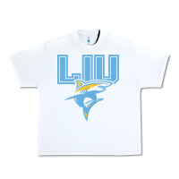 White long island university sharks Urban Heavy Tee - linhVisuals