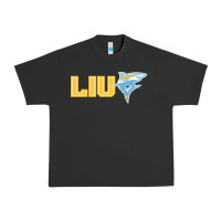 Pigment Black long island university sharks Urban Heavy Tee - linhVisuals