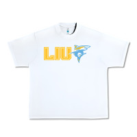 White long island university sharks Urban Heavy Tee - linhVisuals
