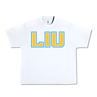White long island university sharks Urban Heavy Tee - linhVisuals