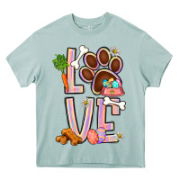 Arona Tie dye easter love dog paw Heavy Core Tee - BundleAndBundleShop