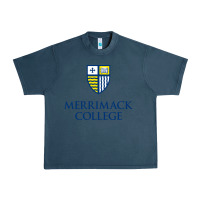 Midnight Navy merrimack warriors Urban Heavy Tee - linhVisuals