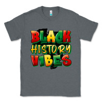 Charcoal Heather black history vibes Classic Tee - FaDigitalArtStudio