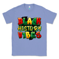 Colony Blue black history vibes Classic Tee - FaDigitalArtStudio