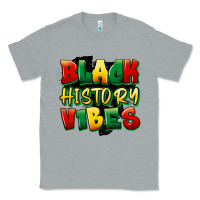 Heather Grey black history vibes Classic Tee - FaDigitalArtStudio