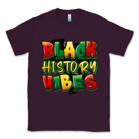 Plum black history vibes Classic Tee - FaDigitalArtStudio