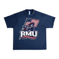 Navy robert morris colonials Urban Heavy Tee - linhVisuals