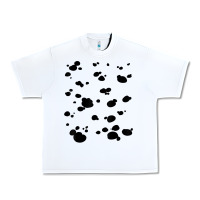 White dalmatian dog pattern funny diy costume t shirt Urban Heavy Tee - linhVisuals