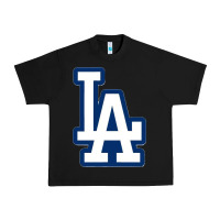 Black la los angeles Urban Heavy Tee - linhVisuals