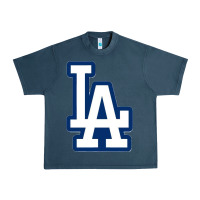 Midnight Navy la los angeles Urban Heavy Tee - linhVisuals