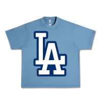 Pebble Blue la los angeles Urban Heavy Tee - linhVisuals