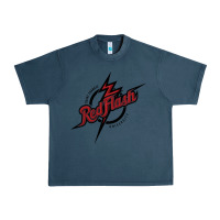 Midnight Navy st. francis (pa) red flash Urban Heavy Tee - linhVisuals