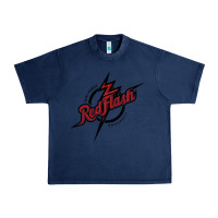 Navy st. francis (pa) red flash Urban Heavy Tee - linhVisuals