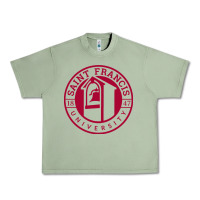 Oil Green st. francis (pa) red flash Urban Heavy Tee - linhVisuals