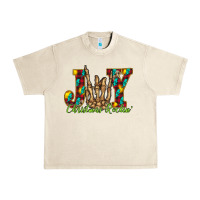 Sandshell joy Christmas Rockin Urban Heavy Tee - CowhideDigitalArt