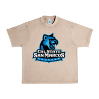 French Oak The cal state san marcos cougars Urban Heavy Tee - linhVisuals