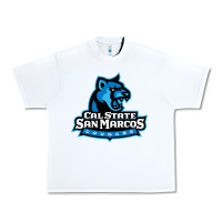 White The cal state san marcos cougars Urban Heavy Tee - linhVisuals