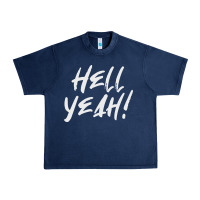 Navy hell yeah! Urban Heavy Tee - linhVisuals