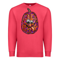 Cardinal watercolor pumpkin leopard Premium Sweatshirt - RanaPortraitStore