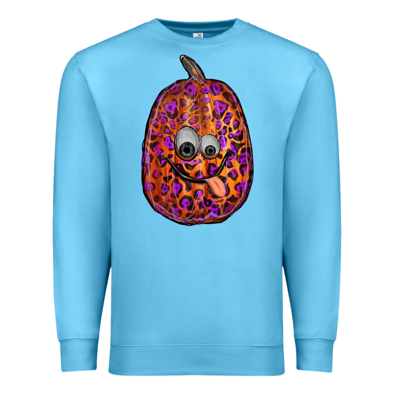 Watercolor Pumpkin Leopard Premium Sweatshirt by RanaPortraitStore | Teevron