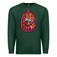 Sports Green watercolor pumpkin leopard Premium Sweatshirt - RanaPortraitStore