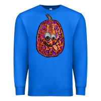 True Royal watercolor pumpkin leopard Premium Sweatshirt - RanaPortraitStore
