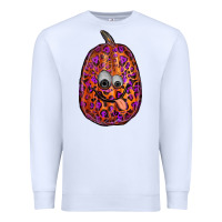 White watercolor pumpkin leopard Premium Sweatshirt - RanaPortraitStore