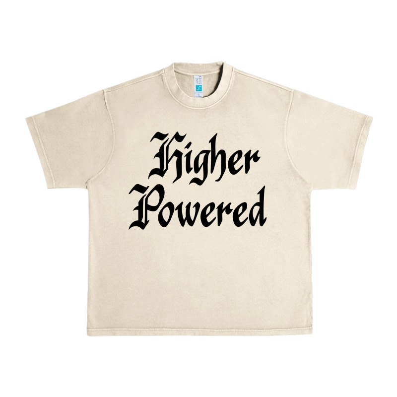 Higher Powered   Alcoholics Anonymous Slogans Urban Heavy Tee by linhVisuals | Teevron
