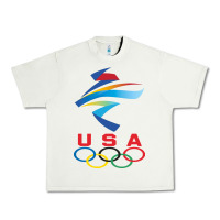 Pistachio USA OLYMPIC RINGS Urban Heavy Tee - linhVisuals