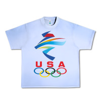 Grape Ice USA OLYMPIC RINGS Urban Heavy Tee - linhVisuals