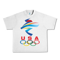 Lunar Rock USA OLYMPIC RINGS Urban Heavy Tee - linhVisuals