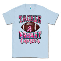 Dusty Blue tackle breast cancer Classic Tee - BarkalooDesign