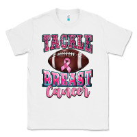 White tackle breast cancer Classic Tee - BarkalooDesign