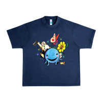 Navy oswald the octopus Urban Heavy Tee - linhVisuals