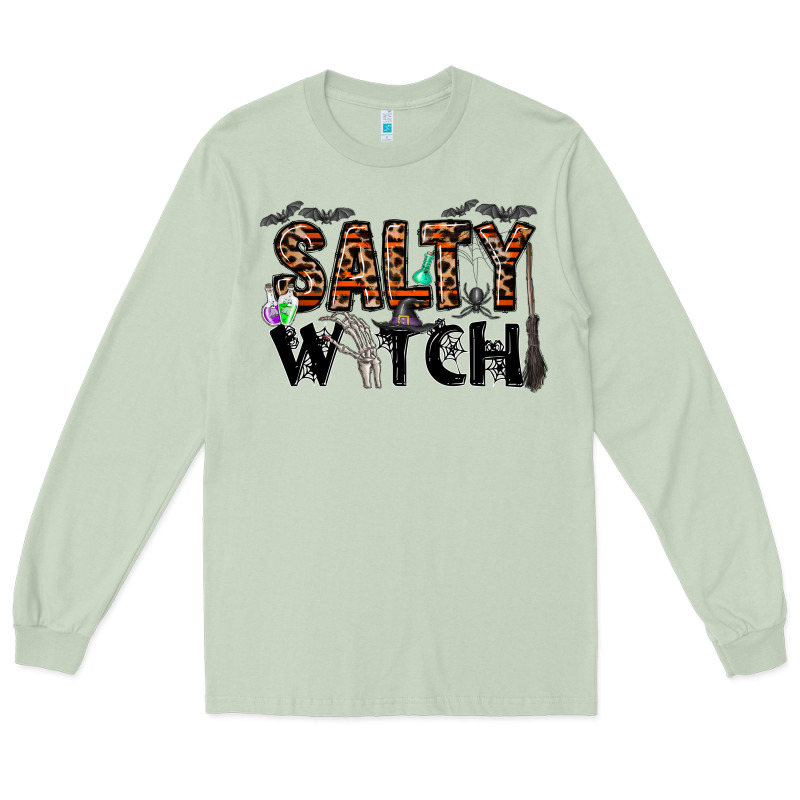 Salty Witch Long Sleeve Tee by CowhideDigitalArt | Teevron
