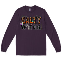 Plum salty witch Long Sleeve Tee - CowhideDigitalArt